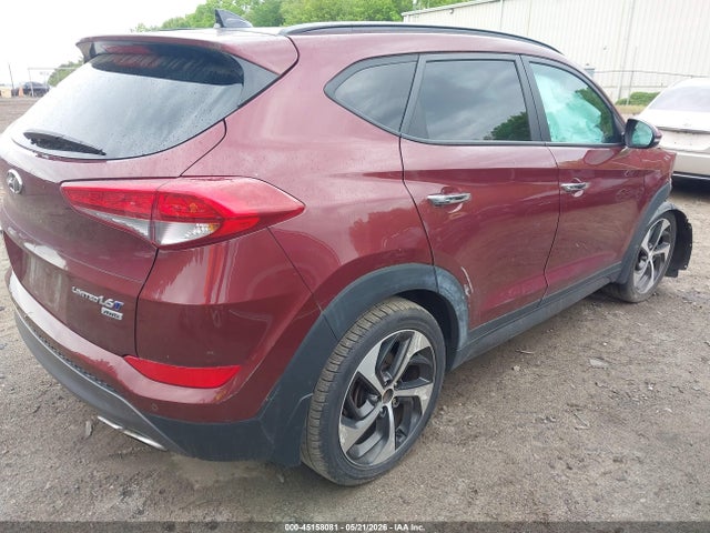 2016 Hyundai Tucson Limited მანქანა იყიდება აუქციონზე, vin: KM8J3CA22GU085435, აუქციონის ნომერი: 45158081