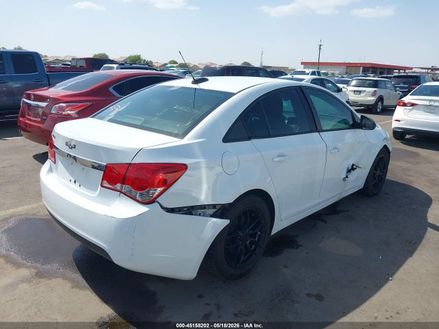 45158202 :رقم المزاد ، 1G1PC5SH2G7136324 vin ، 2016 Chevrolet Cruze Limited Ls Auto مزاد بيع