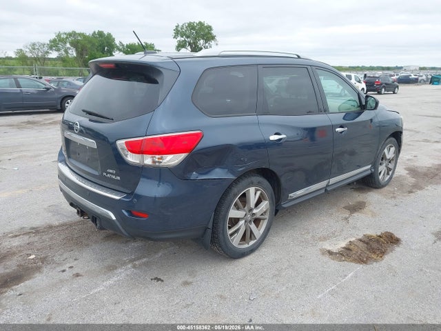 Продаж на аукціоні авто 2014 Nissan Pathfinder Platinum, vin: 5N1AR2MM6EC711688, номер лоту: 45158362