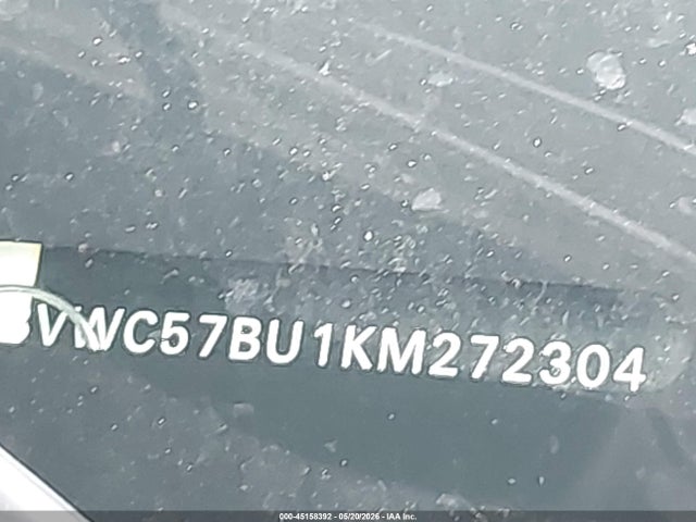 2019 Volkswagen Jetta 1.4t R-line/1.4t S/1.4t Se მანქანა იყიდება აუქციონზე, vin: 3VWC57BU1KM272304, აუქციონის ნომერი: 45158392