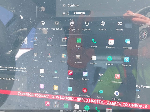 45158505 :رقم المزاد ، 5YJ3E1EC3LF603327 vin ، 2020 Tesla Model 3 Performance Dual Motor All-wheel Drive مزاد بيع