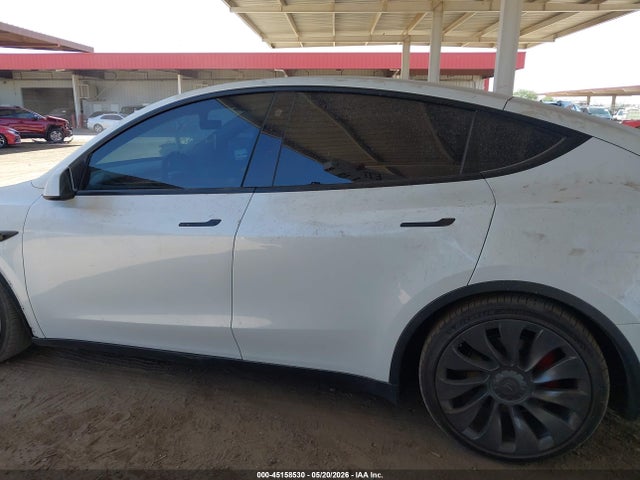 2021 Tesla Model Y Performance Dual Motor All-wheel Drive მანქანა იყიდება აუქციონზე, vin: 5YJYGDEF6MF092239, აუქციონის ნომერი: 45158530