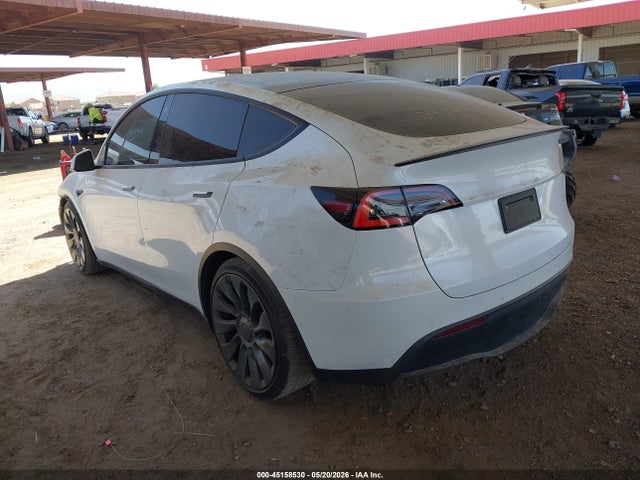 2021 Tesla Model Y Performance Dual Motor All-wheel Drive მანქანა იყიდება აუქციონზე, vin: 5YJYGDEF6MF092239, აუქციონის ნომერი: 45158530