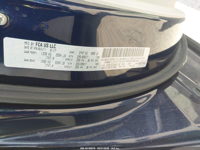 2017 Chrysler Pacifica Touring-l Plus მანქანა იყიდება აუქციონზე, vin: 2C4RC1EG7HR811192, აუქციონის ნომერი: 45158576