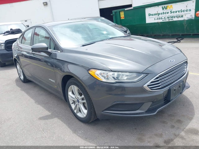 Auction sale of the 2018 Ford Fusion Hybrid S, vin: 3FA6P0UU2JR198381, lot number: 45158600