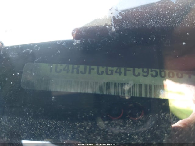 45158663 :رقم المزاد ، 1C4RJFCG4FC956881 vin ، 2015 Jeep Grand Cherokee Overland مزاد بيع