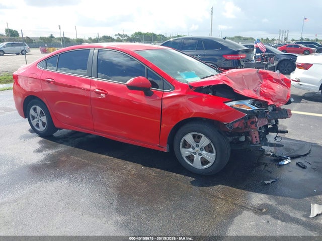 2018 Chevrolet Cruze Ls Auto მანქანა იყიდება აუქციონზე, vin: 1G1BC5SM4J7220188, აუქციონის ნომერი: 45158675