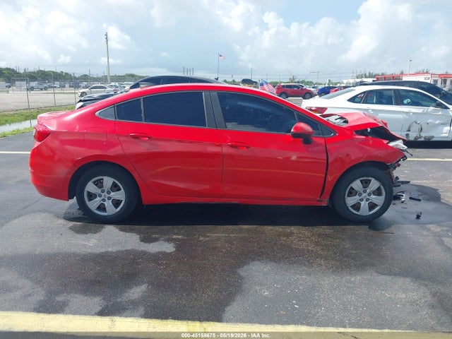 2018 Chevrolet Cruze Ls Auto მანქანა იყიდება აუქციონზე, vin: 1G1BC5SM4J7220188, აუქციონის ნომერი: 45158675