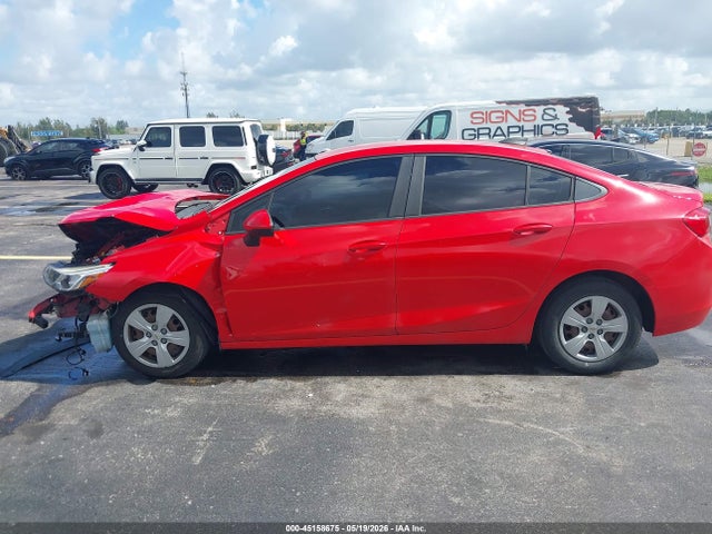 2018 Chevrolet Cruze Ls Auto მანქანა იყიდება აუქციონზე, vin: 1G1BC5SM4J7220188, აუქციონის ნომერი: 45158675