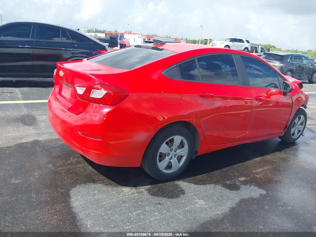 2018 Chevrolet Cruze Ls Auto მანქანა იყიდება აუქციონზე, vin: 1G1BC5SM4J7220188, აუქციონის ნომერი: 45158675