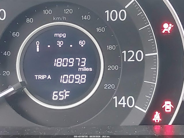 45158705 :رقم المزاد ، 5J6RM4H70DL037343 vin ، 2013 Honda Cr-v Ex-l مزاد بيع