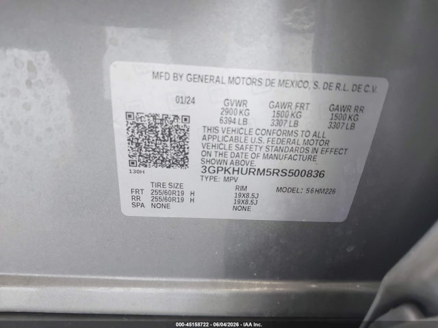 Honda Prologue Ex 2024 3GPKHURM5RS500836 Image 9