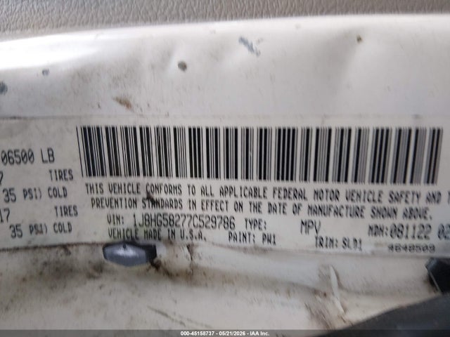 Продажа на аукционе авто 2007 Jeep Commander Limited, vin: 1J8HG58277C529786, номер лота: 45158737