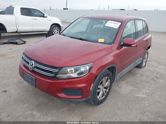2014 Volkswagen Tiguan S მანქანა იყიდება აუქციონზე, vin: WVGAV3AX7EW035928, აუქციონის ნომერი: 45158836