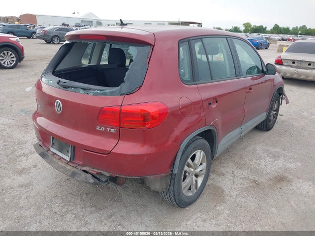 2014 Volkswagen Tiguan S მანქანა იყიდება აუქციონზე, vin: WVGAV3AX7EW035928, აუქციონის ნომერი: 45158836