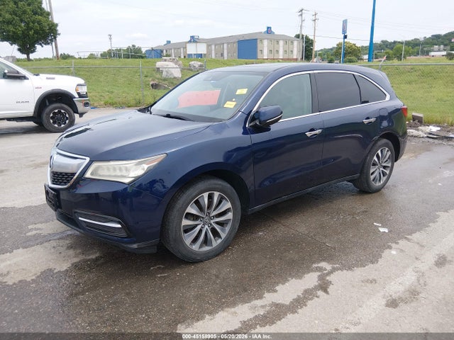 Продажа на аукционе авто 2016 Acura Mdx Technology   Acurawatch Plus Packages/technology Package, vin: 5FRYD4H45GB028845, номер лота: 45158905