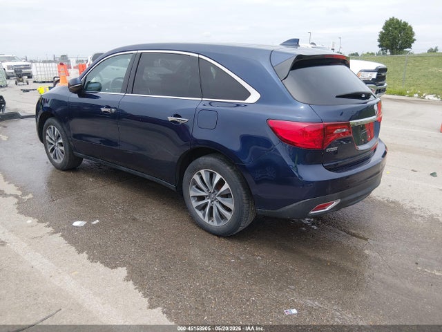Продажа на аукционе авто 2016 Acura Mdx Technology   Acurawatch Plus Packages/technology Package, vin: 5FRYD4H45GB028845, номер лота: 45158905