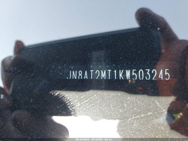 2019 Nissan Rogue Sv მანქანა იყიდება აუქციონზე, vin: JN8AT2MT1KW503245, აუქციონის ნომერი: 45158932