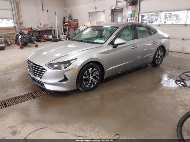Auction sale of the 2021 Hyundai Sonata Blue, vin: KMHL24JJ9MA030907, lot number: 45158988