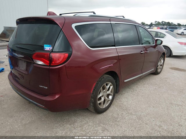 2017 Chrysler Pacifica Limited მანქანა იყიდება აუქციონზე, vin: 2C4RC1GG8HR610947, აუქციონის ნომერი: 45159010