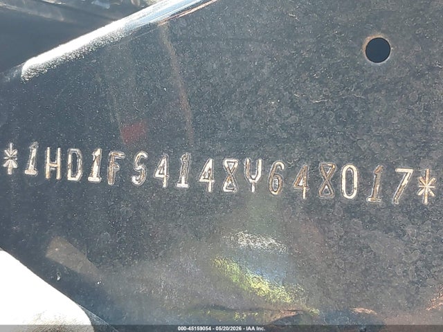 45159054 :رقم المزاد ، 1HD1FS4148Y648017 vin ، 2008 Harley-davidson Fltr مزاد بيع