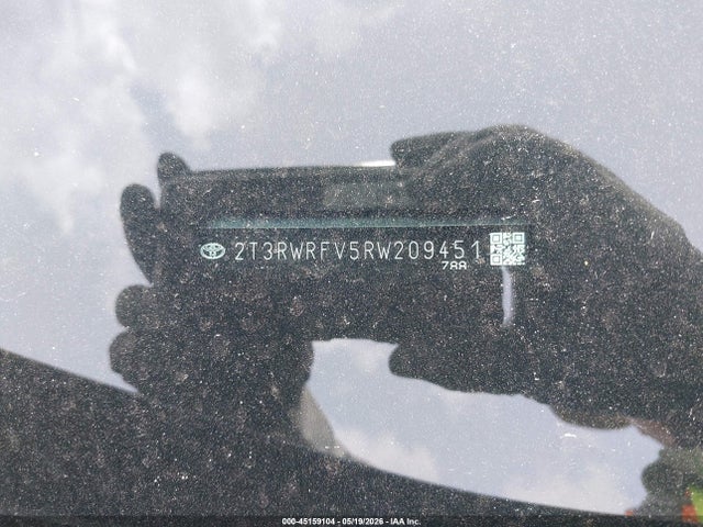 2T3RWRFV5RW209451 Toyota Rav4 Hybrid Xle