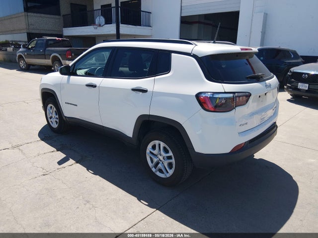 2018 Jeep Compass Sport 4x4 მანქანა იყიდება აუქციონზე, vin: 3C4NJDAB3JT464883, აუქციონის ნომერი: 45159189