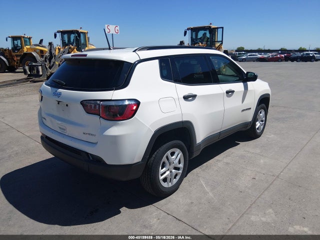 2018 Jeep Compass Sport 4x4 მანქანა იყიდება აუქციონზე, vin: 3C4NJDAB3JT464883, აუქციონის ნომერი: 45159189