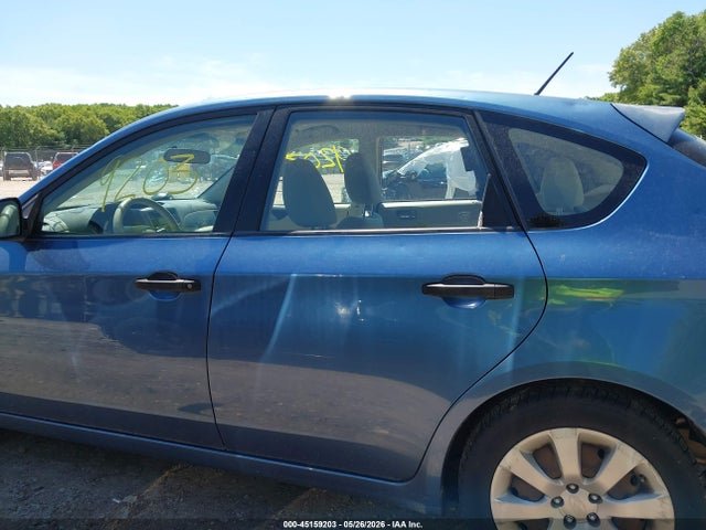 2008 Subaru Impreza 2.5i მანქანა იყიდება აუქციონზე, vin: JF1GH61618H825268, აუქციონის ნომერი: 45159203