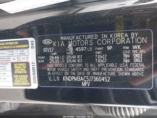 KIA Sportage Lx 2018 KNDPM3AC5J7360452 Image 9