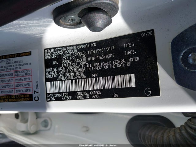Toyota 4runner Trd Pro 2020 JTEBU5JR1L5794386 Image 9