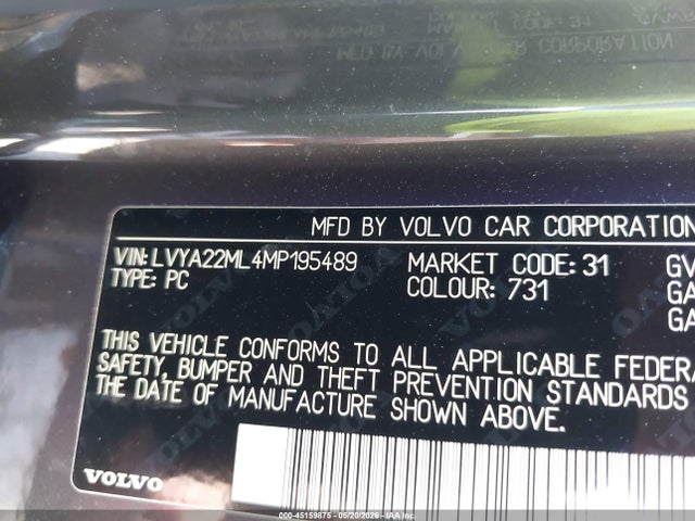 LVYA22ML4MP195489 Volvo S90 T6 Inscription