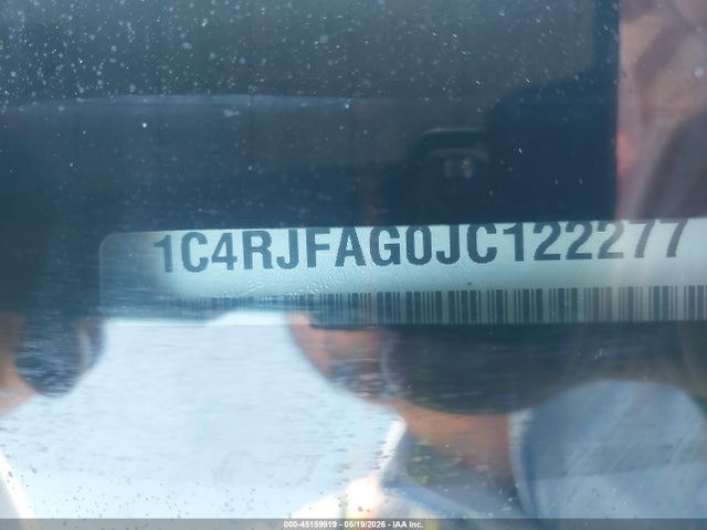 1C4RJFAG0JC122277 Jeep Grand Cherokee Altitude 4x4