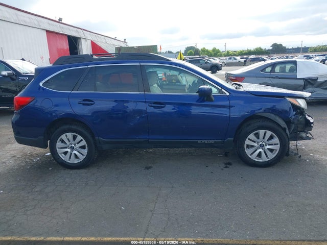 Aukcja sprzedaży 2017 Subaru Outback 2.5i Premium, vin: 4S4BSACCXH3436116, numer aukcji: 45159938