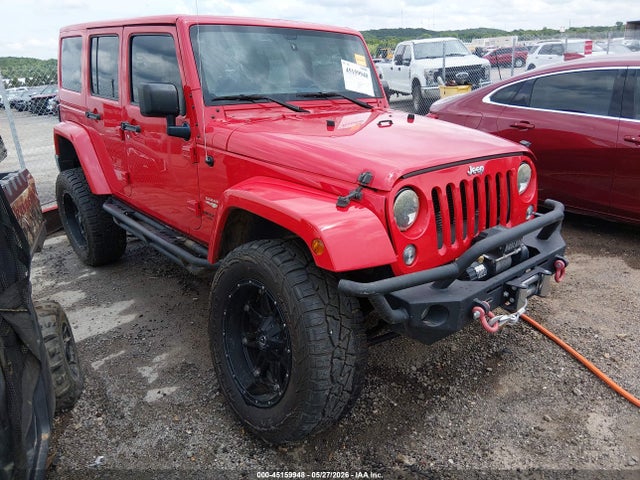 2015 Jeep Wrangler Unlimited Sahara მანქანა იყიდება აუქციონზე, vin: 1C4BJWEG9FL660575, აუქციონის ნომერი: 45159948