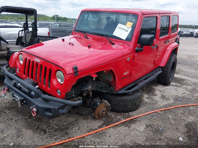 2015 Jeep Wrangler Unlimited Sahara მანქანა იყიდება აუქციონზე, vin: 1C4BJWEG9FL660575, აუქციონის ნომერი: 45159948