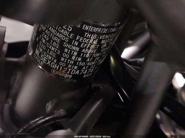 2026 Kawasaki Ex500 H მანქანა იყიდება აუქციონზე, vin: ML5EXGH12TDA74747, აუქციონის ნომერი: 45160060