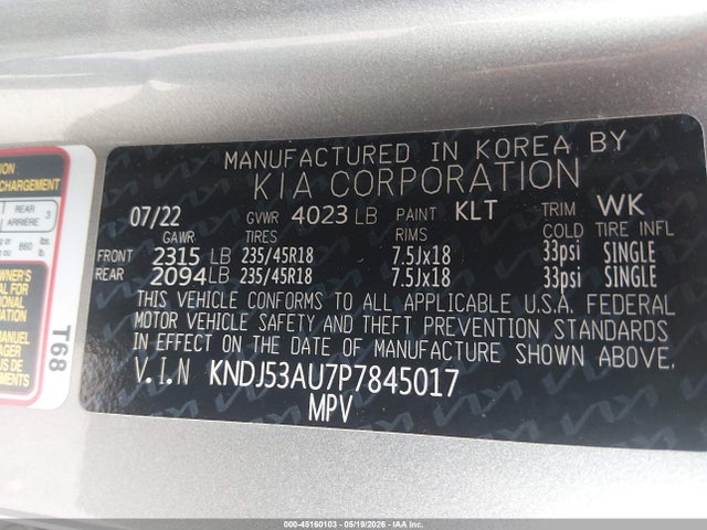 KIA Soul Gt-line 2023 KNDJ53AU7P7845017 Image 9