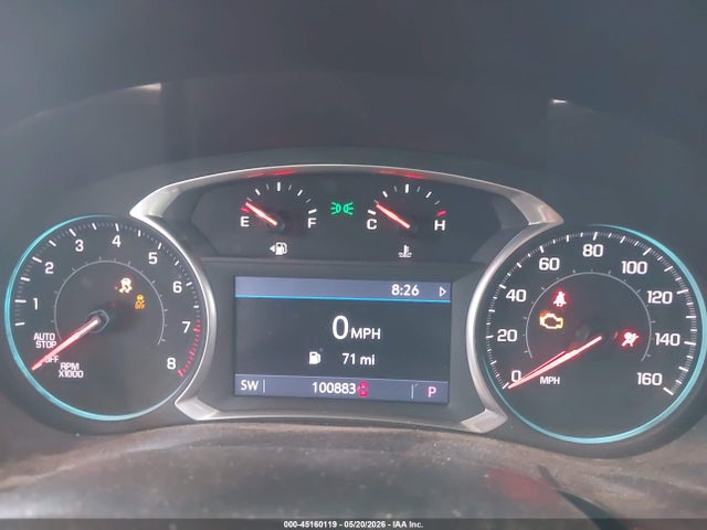 45160119 :رقم المزاد ، 1GNEVGKW6LJ174470 vin ، 2020 Chevrolet Traverse Awd Lt Cloth مزاد بيع