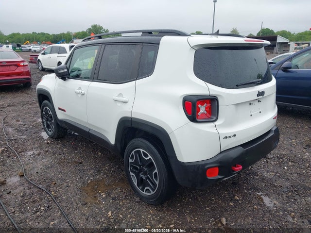 2017 Jeep Renegade Trailhawk 4x4 მანქანა იყიდება აუქციონზე, vin: ZACCJBCB6HPE96608, აუქციონის ნომერი: 45160200