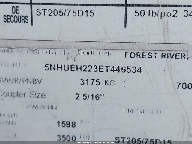 5NHUEH223ET446534 Other Other