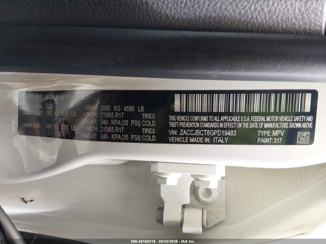 Jeep Renegade Trailhawk 2016 ZACCJBCT6GPD19483 Image 9