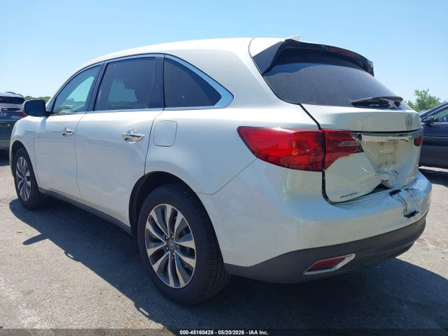 45160428 :رقم المزاد ، 5FRYD4H42GB061611 vin ، 2016 Acura Mdx Technology   Acurawatch Plus Packages/technology Package مزاد بيع