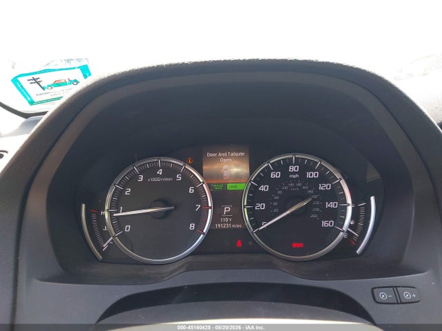 45160428 :رقم المزاد ، 5FRYD4H42GB061611 vin ، 2016 Acura Mdx Technology   Acurawatch Plus Packages/technology Package مزاد بيع