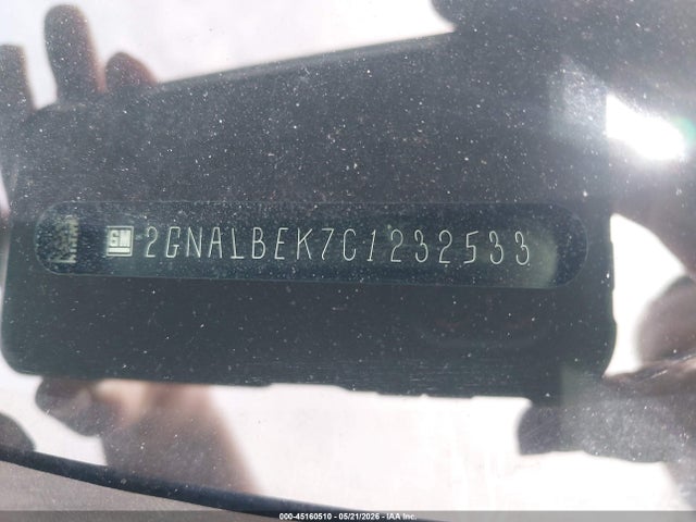 45160510 :رقم المزاد ، 2GNALBEK7C1232533 vin ، 2012 Chevrolet Equinox Ls مزاد بيع