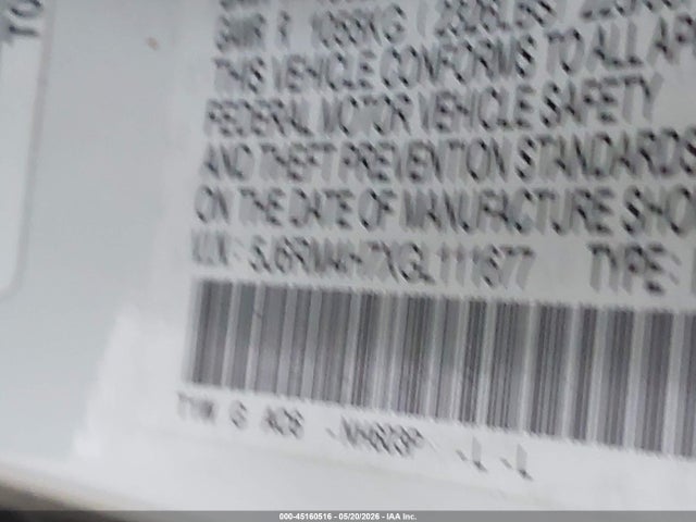 5J6RM4H7XGL111677 Honda Cr-v Ex-l