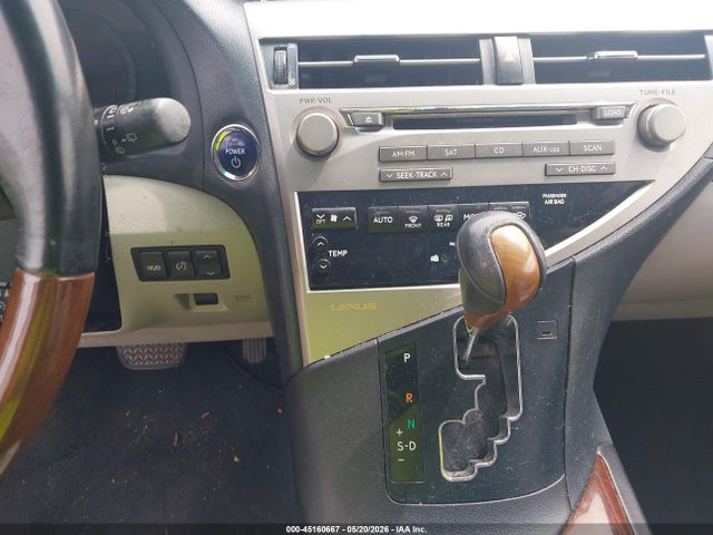 Продажа на аукционе авто 2010 Lexus Rx 450h, vin: JTJBC1BA8A2011214, номер лота: 45160667