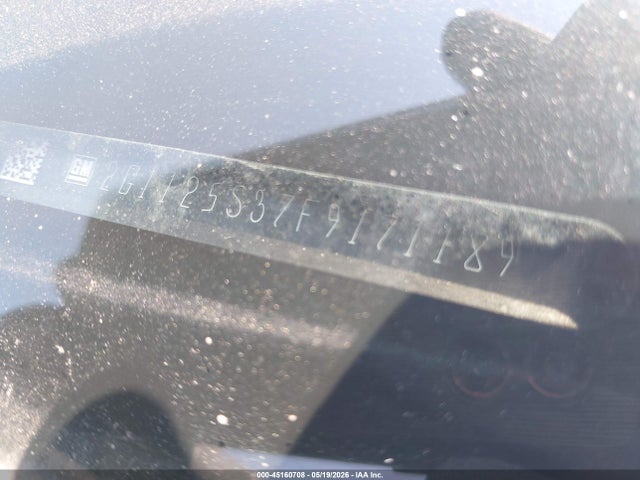 45160708 :رقم المزاد ، 2G1125S37F9171189 vin ، 2015 Chevrolet Impala 2lt مزاد بيع