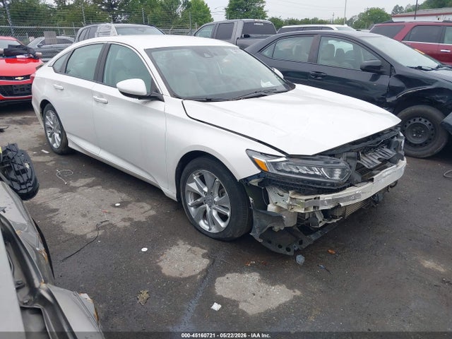 45160721 :رقم المزاد ، 1HGCV1F12JA183192 vin ، 2018 Honda Accord Lx مزاد بيع