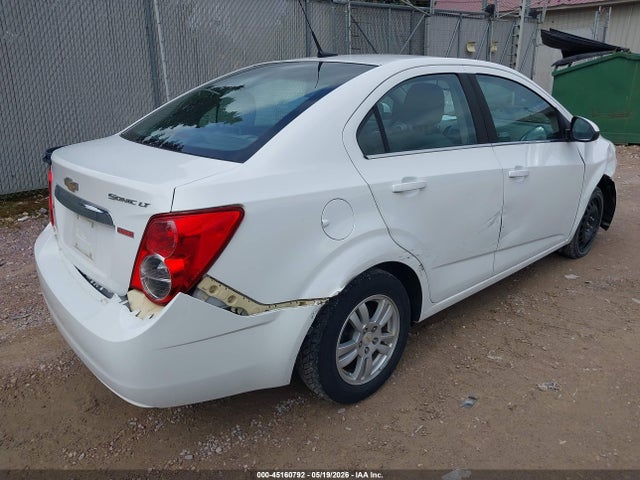 2012 Chevrolet Sonic 2lt მანქანა იყიდება აუქციონზე, vin: 1G1JC5SB9C4186800, აუქციონის ნომერი: 45160792